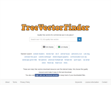 Tablet Screenshot of freevectorfinder.com